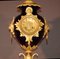 Antique Gilt Bronze & Porcelain Vase Clock 8