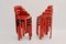 Chaises de Salon Vintage Rouge par Bruno Rey pour Dietiker, Set de 10 4