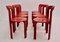 Chaises de Salon Vintage Rouge par Bruno Rey pour Dietiker, Set de 10 2