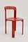 Vintage Red Dining Chairs by Bruno Rey for Dietiker, Set of 10, Image 5
