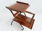 Mahogany Serving Trolley by Ico Parisi, 1950s, Image 3