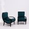 Art Deco Velvet & Bentwood Lounge Chairs by Jindřich Halabala, 1920s, Set of 2 3