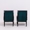 Art Deco Velvet & Bentwood Lounge Chairs by Jindřich Halabala, 1920s, Set of 2, Image 7