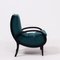 Art Deco Velvet & Bentwood Lounge Chairs by Jindřich Halabala, 1920s, Set of 2 9
