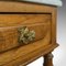 French Oak and Marble Night Stand, 1930s, Image 3
