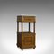 French Oak and Marble Night Stand, 1930s, Image 1