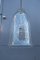 Lampada da soffitto vintage in vetro di Murano trasparente di Barovier, Immagine 1