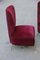 Vintage Red Velvet Side Chairs by Gigi Radice, Set of 2, Image 6