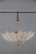 Lámpara de araña italiana vintage de cristal de Murano, Imagen 1