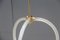Runde Deckenlampe aus Muranoglas von Barovier, 1950er 10