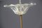 Round Murano Glass Ceiling Lamp from Barovier, 1950s, Image 9