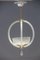 Runde Deckenlampe aus Muranoglas von Barovier, 1950er 1