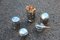 Steel and Swarovski Crystal Smoking Set, 1970s, Set of 3 4