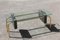 Vintage Rectangular Italian Marble and Glass Coffee Table, Image 6