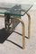 Vintage Rectangular Italian Marble and Glass Coffee Table, Image 10