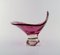 Swedish Pink Asymmetrical Bowl by Paul Kedelv for Flygsfors, 1950s 1