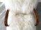 Mid-Century Bentwood and White Sheepskin Armchair 7
