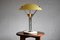 Lampada da tavolo vintage in ottone e metallo cromato, Italia, Immagine 1