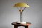 Vintage Italian Brass and Chrome Table Lamp 1