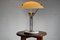 Lampada da tavolo vintage in ottone e metallo cromato, Italia, Immagine 4