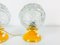 Vintage Glass Table Lamps, 1970s, Set of 2 1