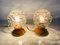 Vintage Glass Table Lamps, 1970s, Set of 2 2