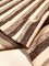Alfombra Kilim de algodón crema y lana crema tejida a mano, años 70, Imagen 11