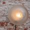 Industrielle Vintage Vintage Wandlampe aus Milchglas & Porzellan, 1950er 5