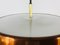 Black & Copper Circular Pendant Lamp from Fog & Mørup, 1970s 4