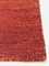 Granatroter handgewebter Kelim Teppich aus Wolle & Baumwolle, 1970er 3
