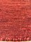 Tappeto Kilim in lana color rosso scuro intrecciata a mano e cotone, anni '70, Immagine 5