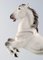 Figura de caballo austriaca vintage de porcelana de Keramos, años 40, Imagen 4