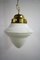 French Opaline Pendant Lamp, 1930s 1