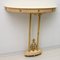 Italian Marble and Ottone Console Table, 1950s 2