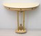 Italian Marble and Ottone Console Table, 1950s, Image 4