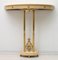 Italian Marble and Ottone Console Table, 1950s, Image 5