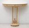 Italian Marble and Ottone Console Table, 1950s, Image 1