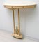Italian Marble and Ottone Console Table, 1950s, Image 3