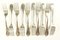 Antique Silver Plated Cutlery Set by Georg Leykauf for Christofle Marly, Set of 21, Image 7