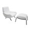 Mid-Century Lady Lounge Chair and Ottoman by Marco Zanuso for Arflex, Set of 2 1