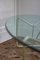 Tavolino da caffè ovale Mid-Century in vetro, Immagine 3