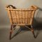 Vintage Rattan Childrens Chair, 1930s, Image 4
