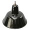 Black Enamel Pendant Lamp, 1950s 2