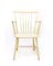 Vintage Swedish Ivory Colored Desk Chair, 1960s 1