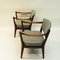 Fauteuils en Teck par Fredrik A. Kayser pour Arnestad Bruk, Norvège, 1950s, Set de 2 7