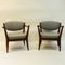 Norwegian Teak Lounge Chairs by Fredrik A. Kayser for Arnestad Bruk, 1950s, Set of 2 2