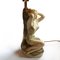 Lámpara de mesa escultural femenina de teca, años 50, Imagen 5