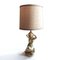 Chalkware Female Sculpture Table Lamp, 1950s, Image 1