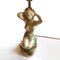 Lámpara de mesa escultural femenina de teca, años 50, Imagen 3