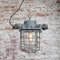 Gray Clear Glass Pendant Lamp, 1950s, Image 4